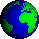 A Spinning Globe.