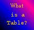 What is a table on a webpage?